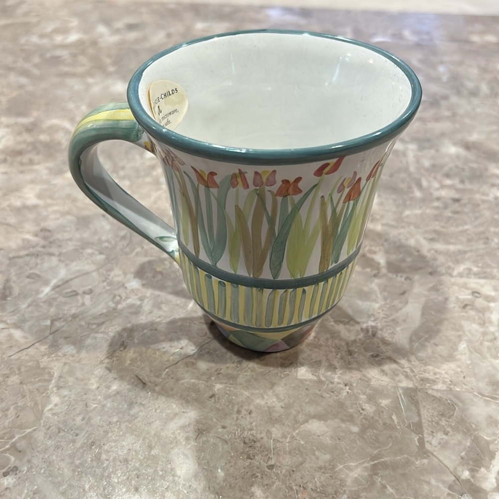 Vintage Mackenzie Childs Poplar Ridge Mug (1 Mug)
